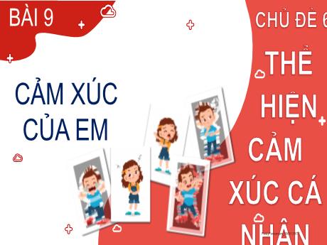 Bài giảng Đạo đức 2 (Kết nối tri thức) - Chủ đề 6 - Bài 9: Cảm xúc của em