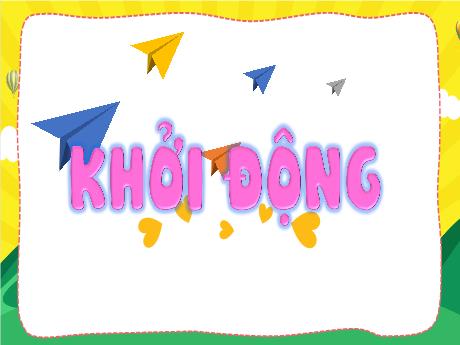 Bài giảng Hoạt động trải nghiệm 5 - Ôn tập cuối học kì I