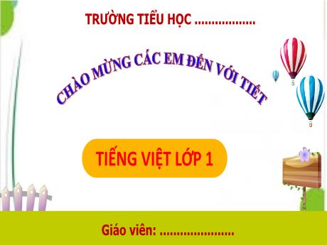Bài giảng Tiếng Việt 1 (Kết nối tri thức) - Bài 72: Ươm, ươp