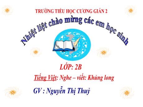 Bài giảng Tiếng Việt 2 (Nghe - Viết) sách Kết nối tri thức - Bài 10: Khủng long