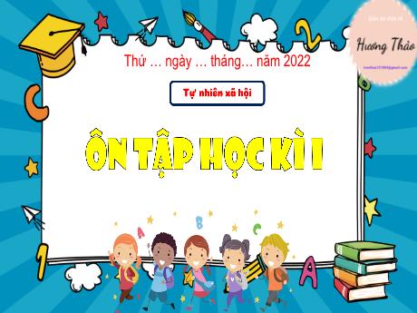 Bài giảng Tự nhiên và Xã hội 3 - Ôn tập học kì I