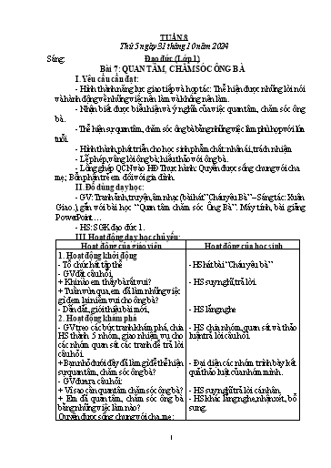 Giáo án Đạo đức + Mĩ thuật + Tiếng Việt Tiểu học - Tuần 8 - Năm học 2024-2025