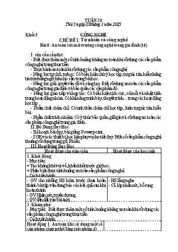 Giáo án Mĩ thuật + Giáo dục thể chất Lớp 1+2+3 (Kết nối tri thức) - Tuần 20 - Năm học 2024-2025